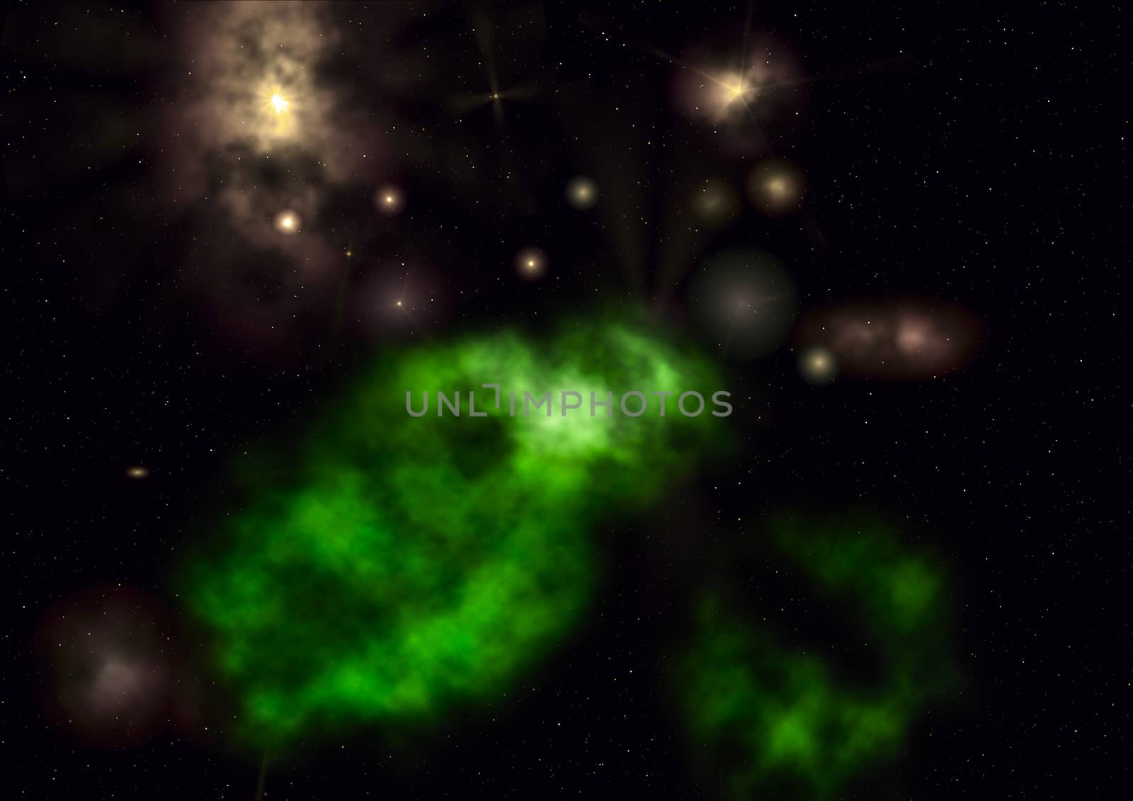Star field in space a nebulae and a gas congestion. "Elements of this image furnished by NASA".