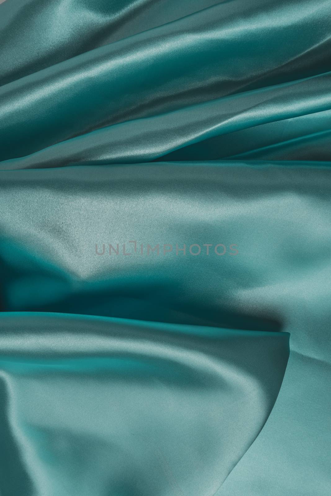 Smooth elegant emerald silk can use as wedding background by AnaMarques