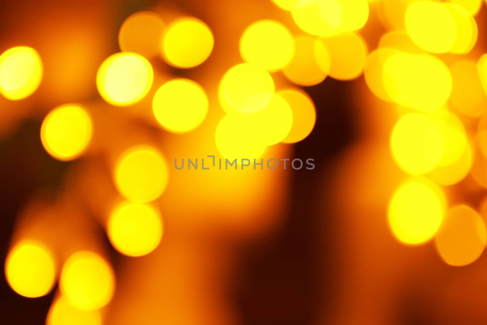 Holiday abstract red and yellow lights can be used for background