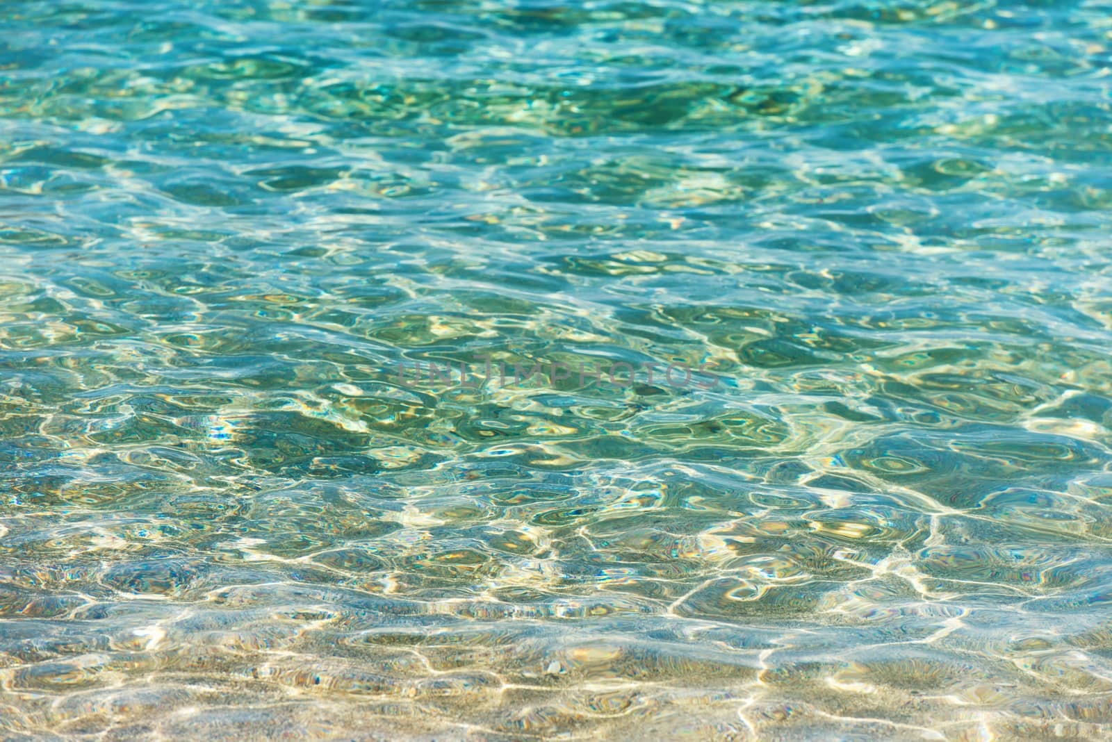 Clear water background, blue natural texture.