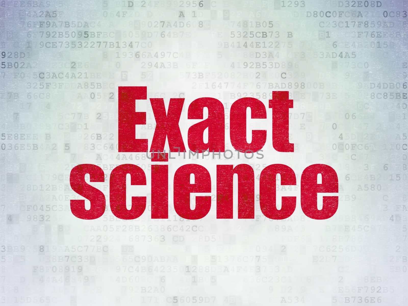 Science concept: Exact Science on Digital Paper background by maxkabakov