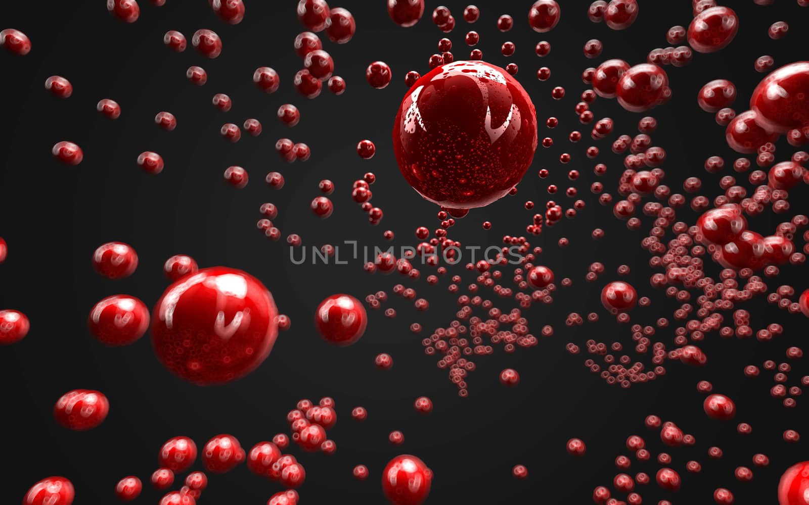 Abstract polygonal space low poly dark background with connecting dots and lines. Connection structure.