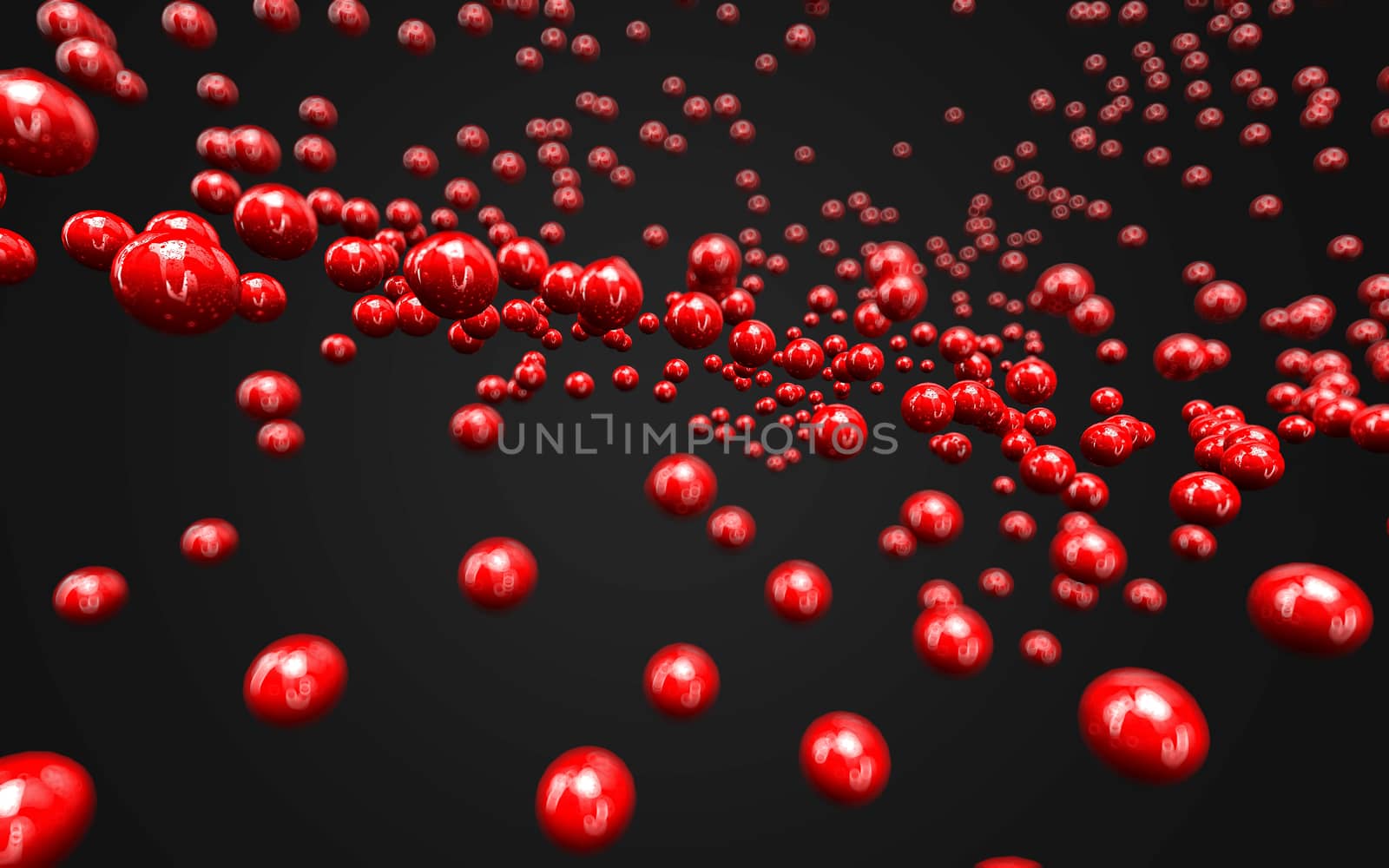 Abstract polygonal space low poly dark background with connecting dots and lines. Connection structure.