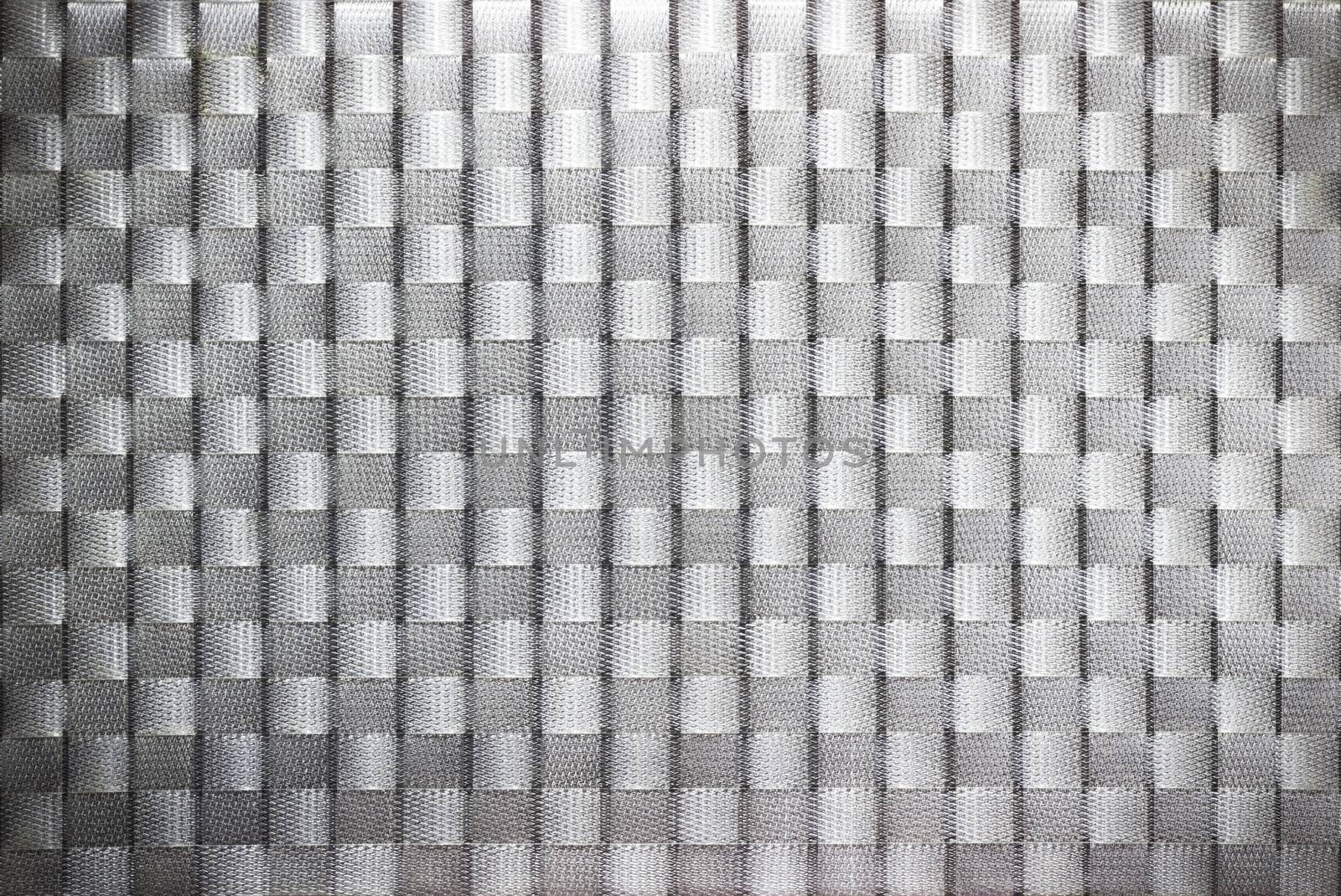 Pattern and texture of plastic weave background