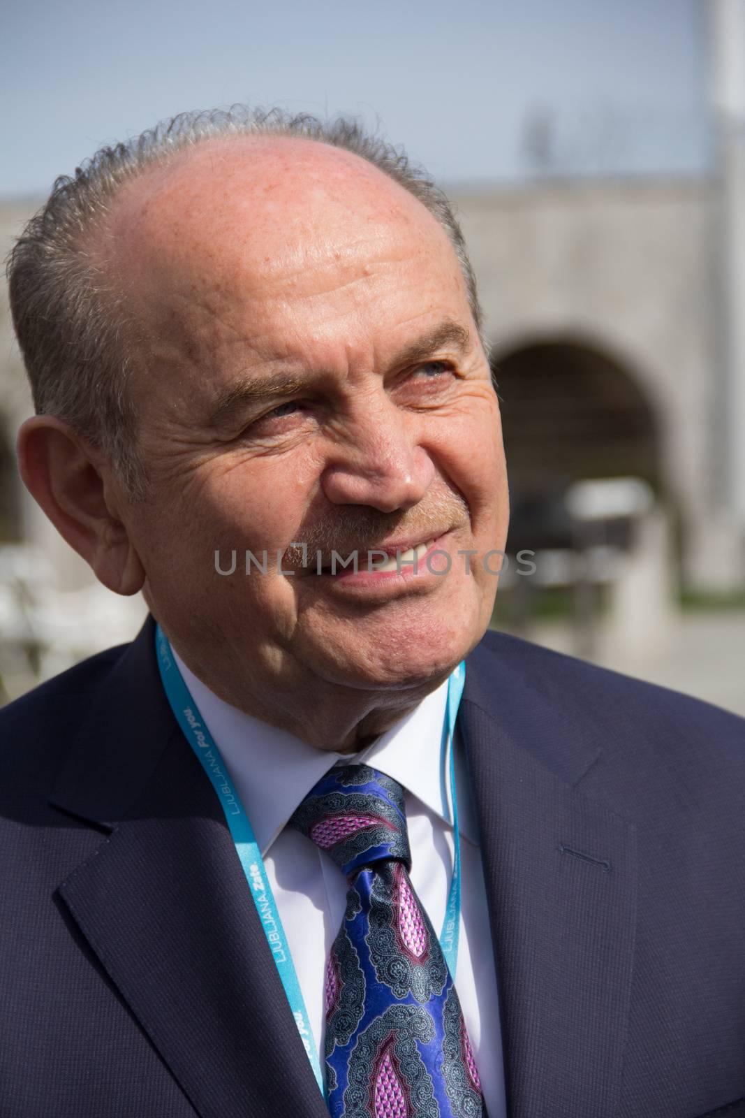 SLOVENIA, Ljubljana: Mayor of Istanbul Kadir Topbas attends a meeting in the Slovenian capital Ljubljana to discuss ongoing efforts in respective municipalities towards achieving urban sustainability.