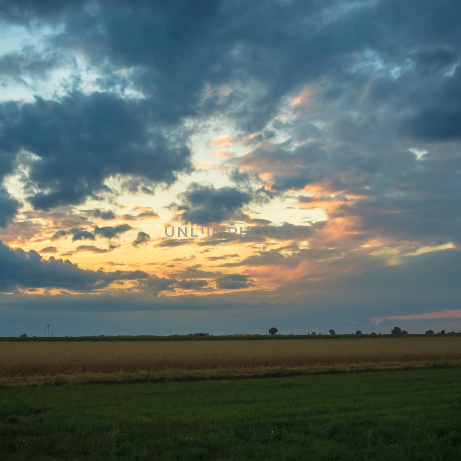 blue sky, natural clouds, nature series