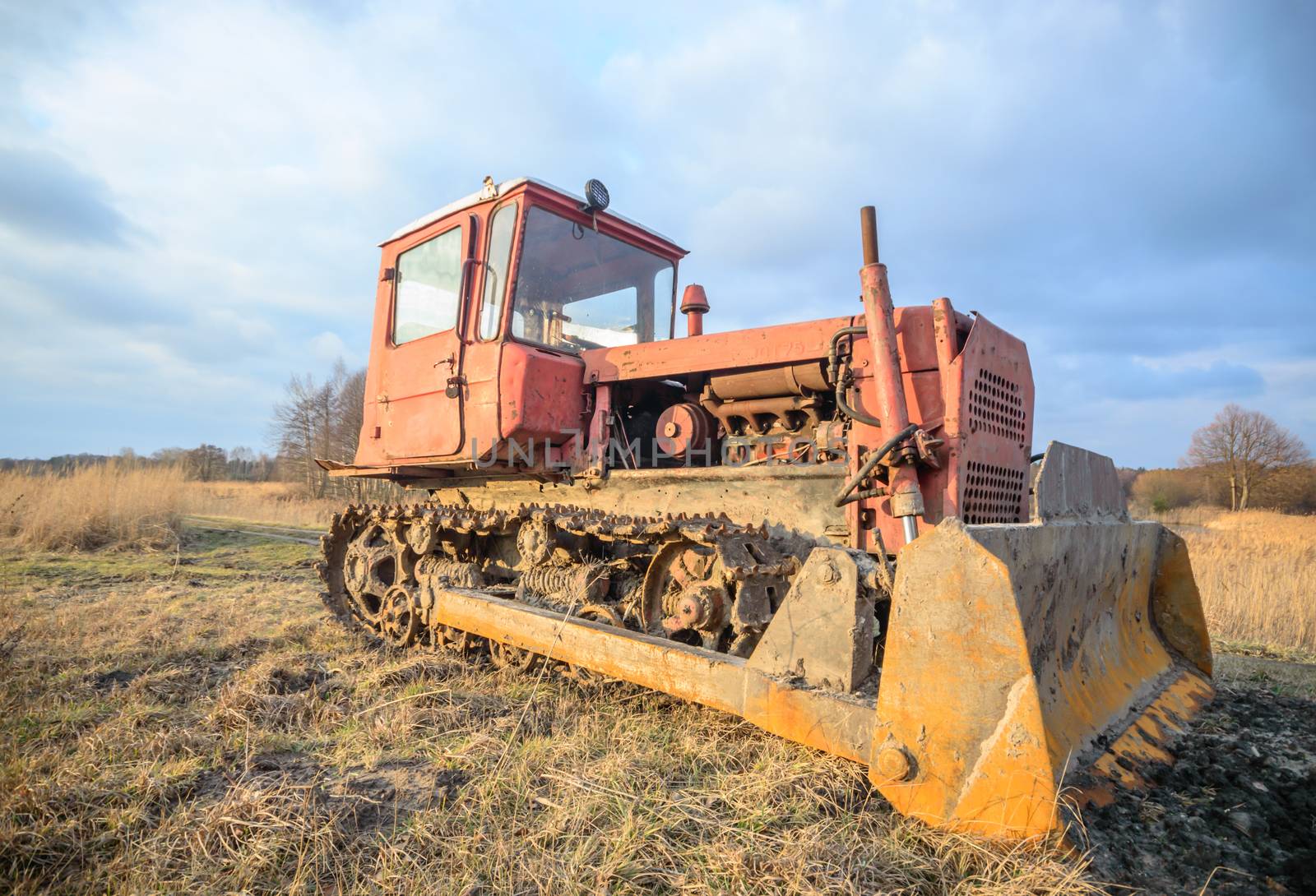 digger, old heavy duty construction equipment, industrial series