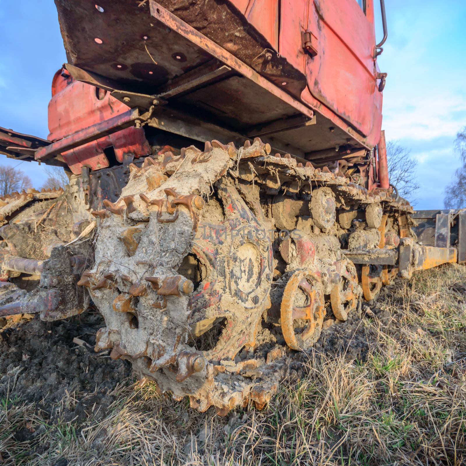 digger, old heavy duty construction equipment, industrial series