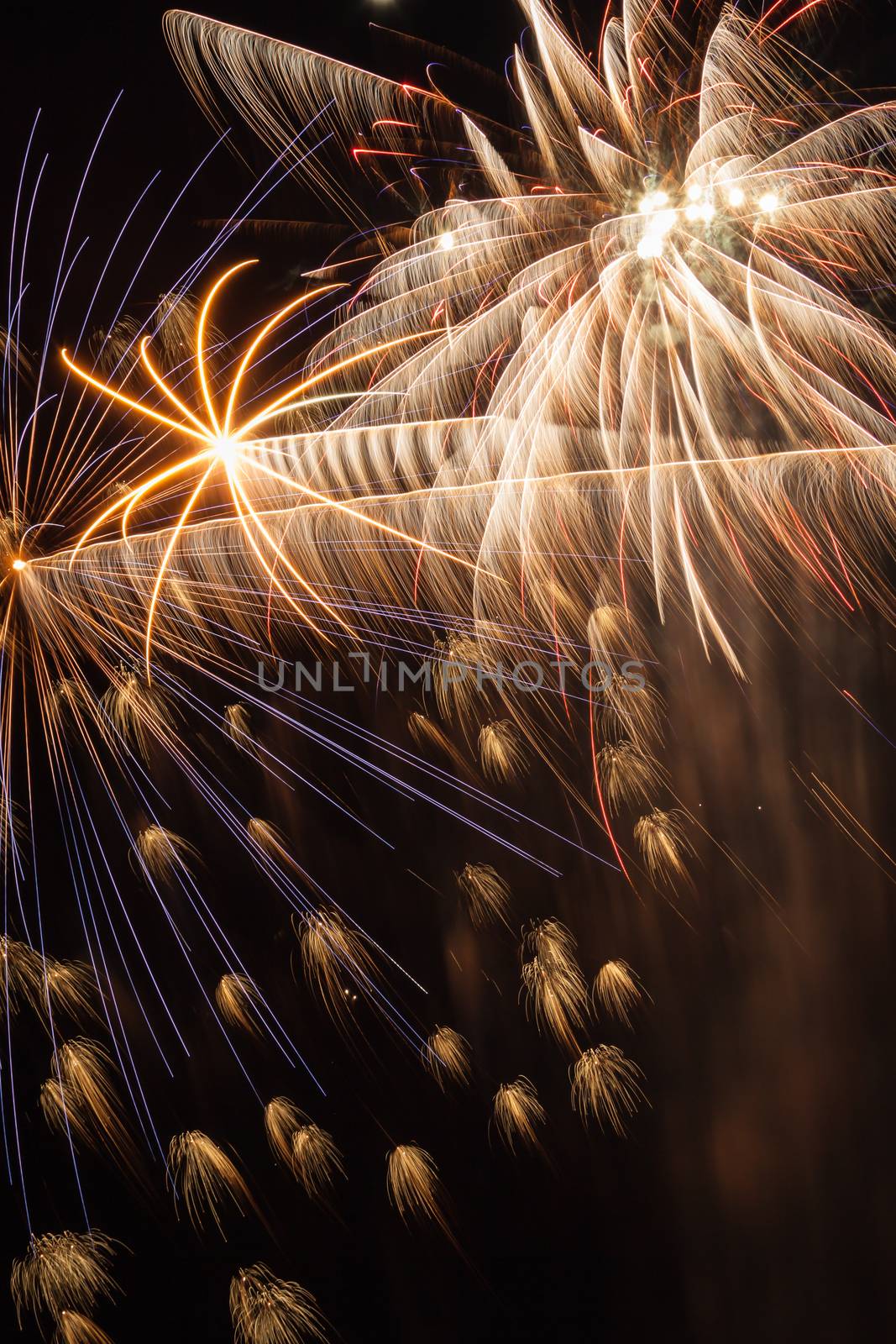 Fourth of July fireworks celebration