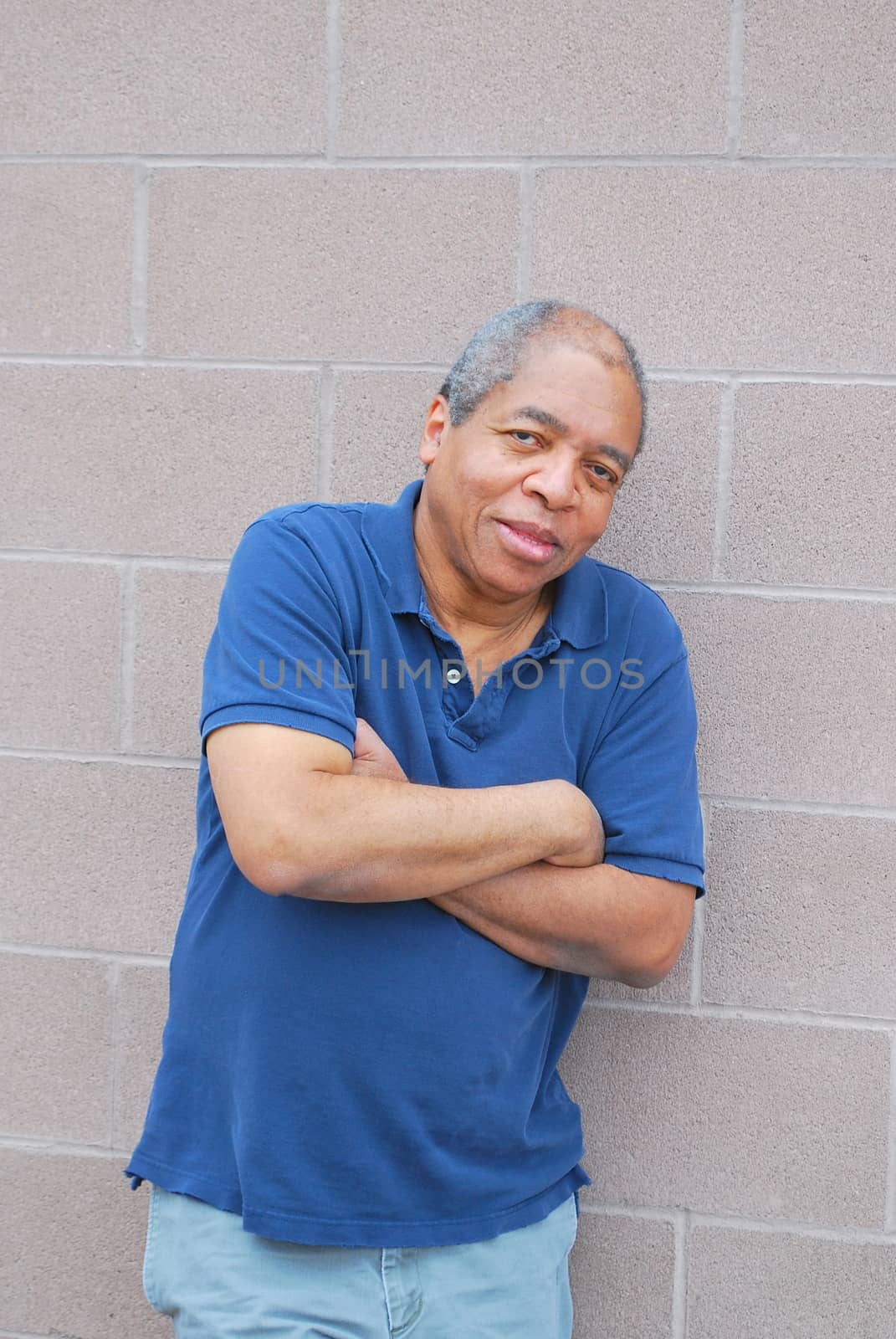 African american male expressions outdoors.