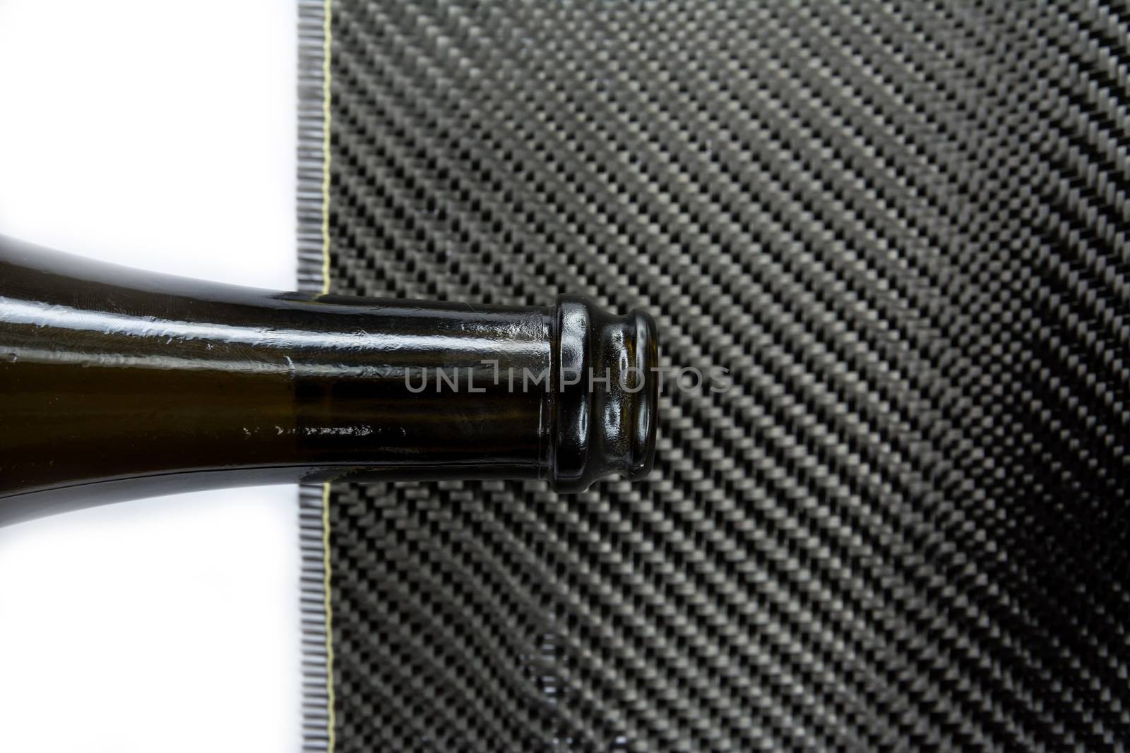 carbon fiber composite material product background by prakasitlalao