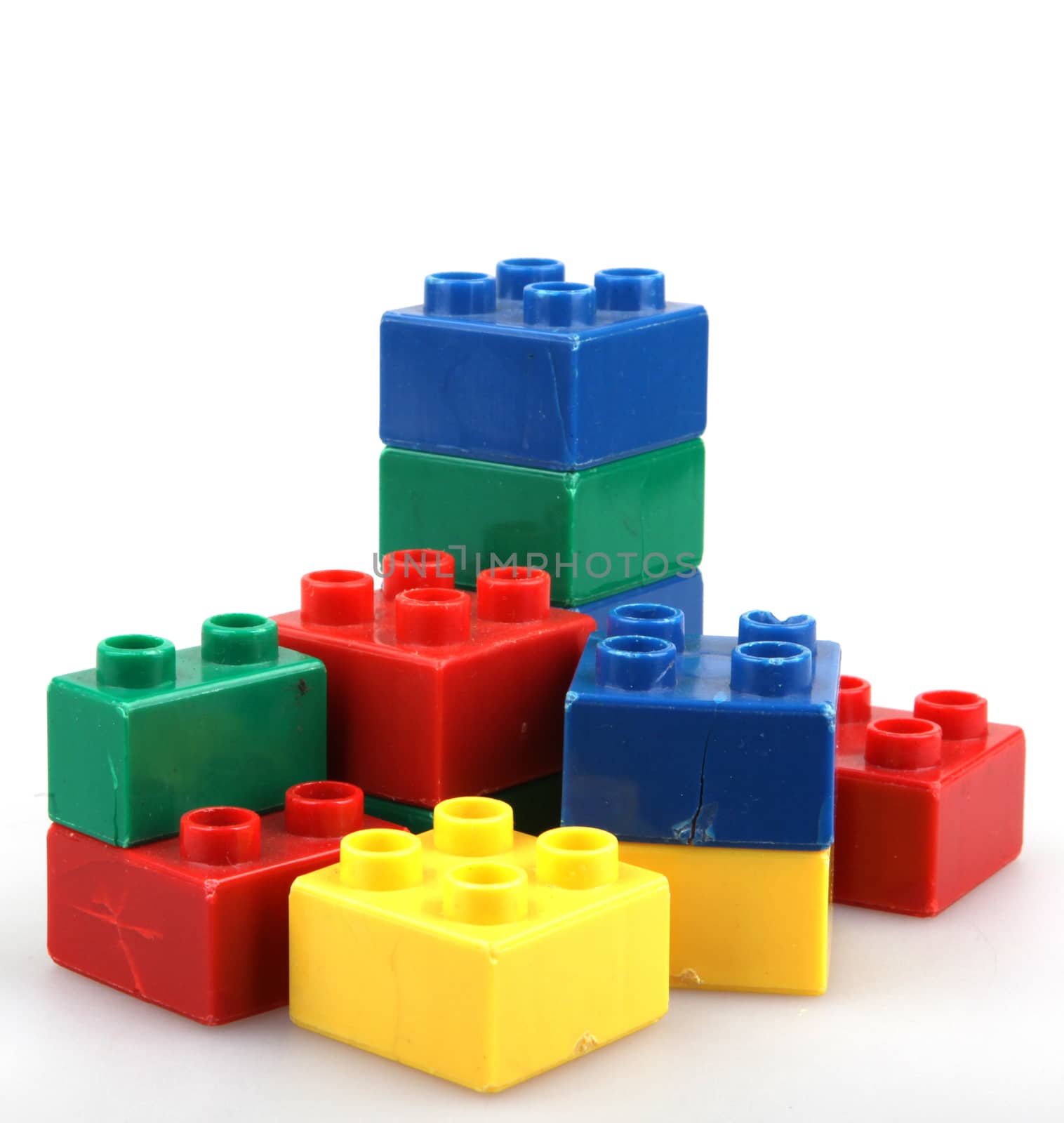 plastic building blocks