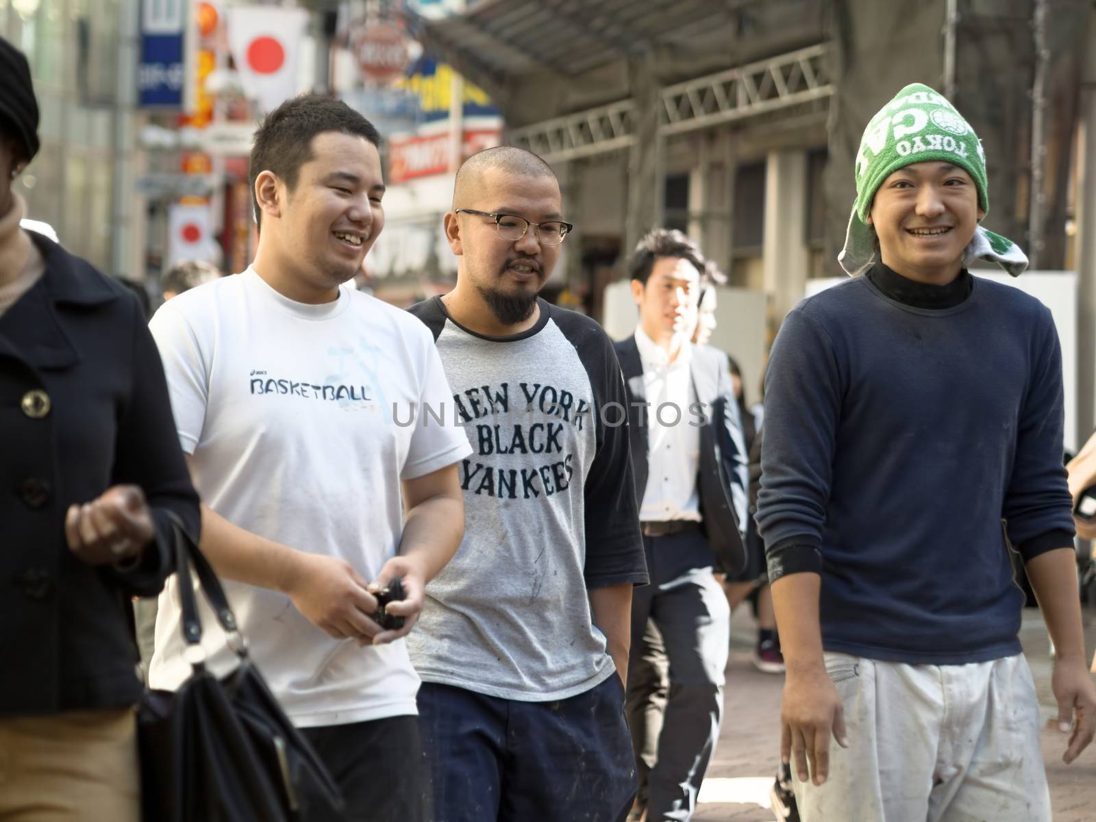 Shibuya Tokyo, Japan - November 4, 2015: The name "Shibuya" is also used to refer to the shopping district which surrounds Shibuya Station, one of Tokyo's busiest railway stations. This area is known as one of the fashion centers of Japan, particularly for young people, and as a major nightlife area.