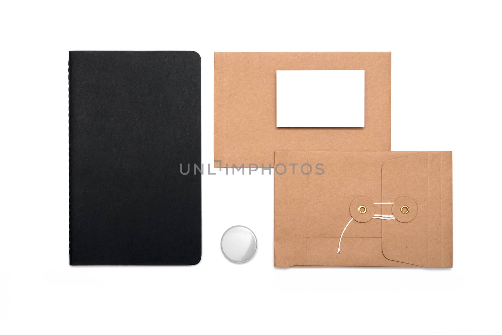 Business Identity Mockup Item Set on white background