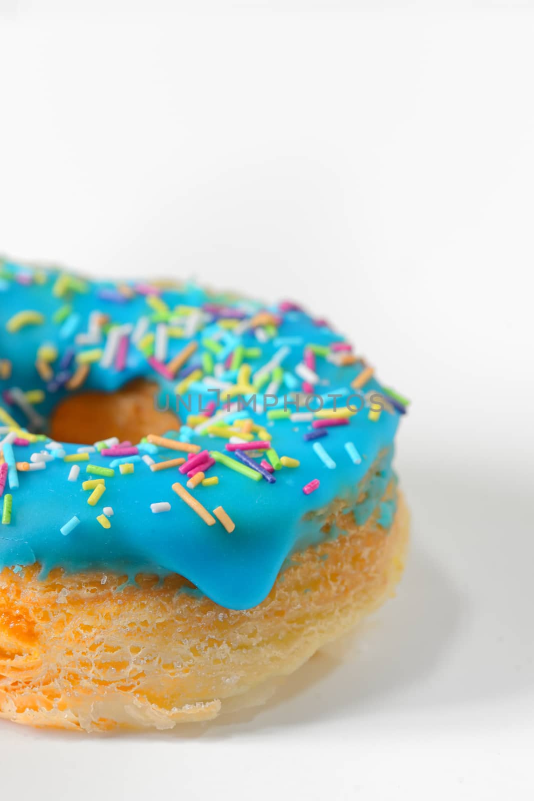 Colorful and tasty donut shoot in studio