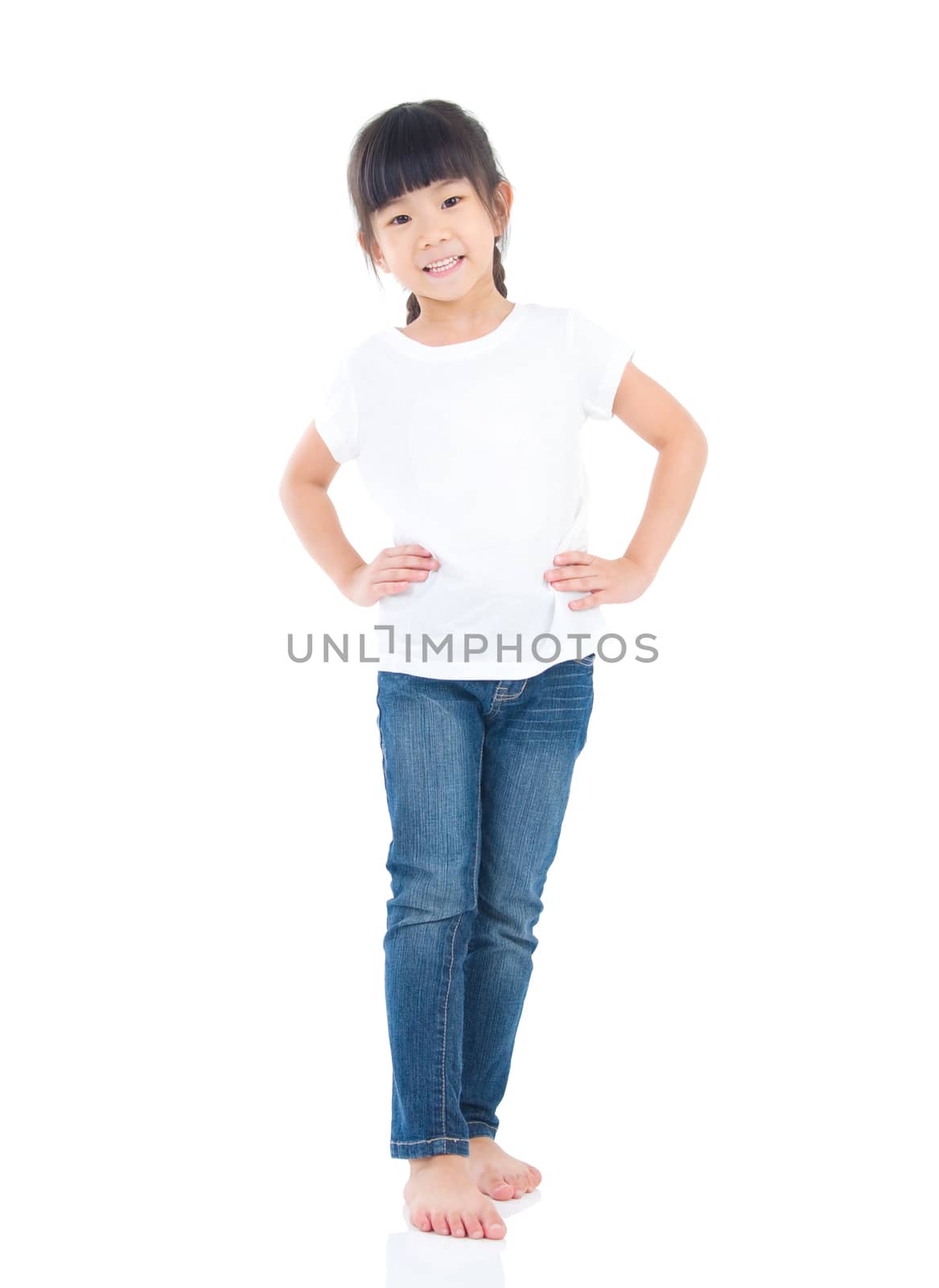 Portrait of a beautiful asian kid