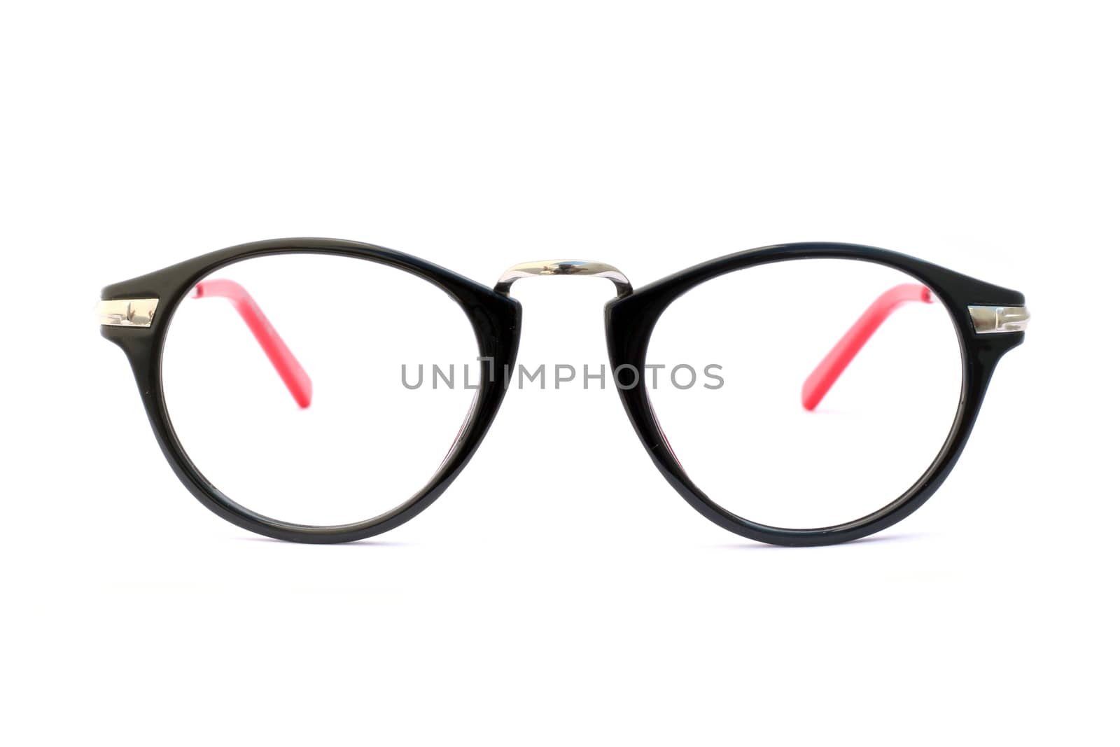 Image of eyeglasses on a white background by yod67
