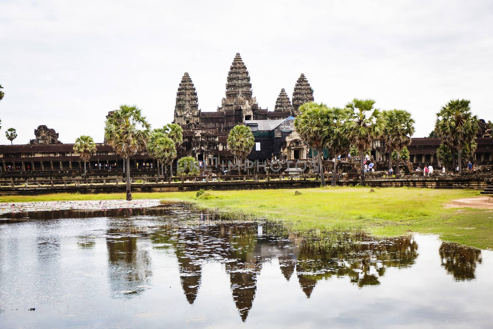 Angkor Wat Temple in Siem Reap in Cambodia
