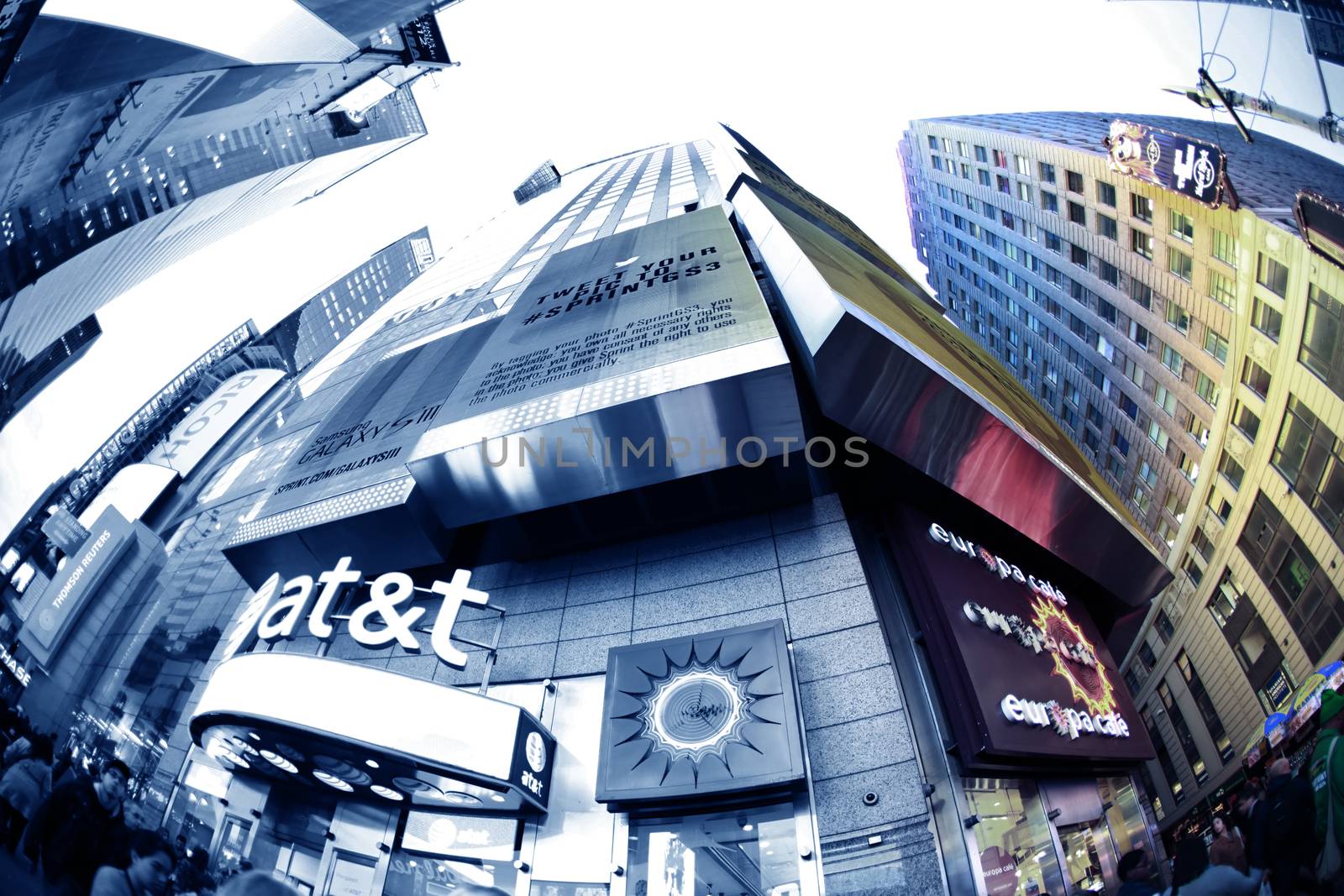 New York, USA - October 9, 2012: Times Square, featured with Broadway Theaters and huge number of LED signs, is a symbol of New York City and the United States, Manhattan, New York City