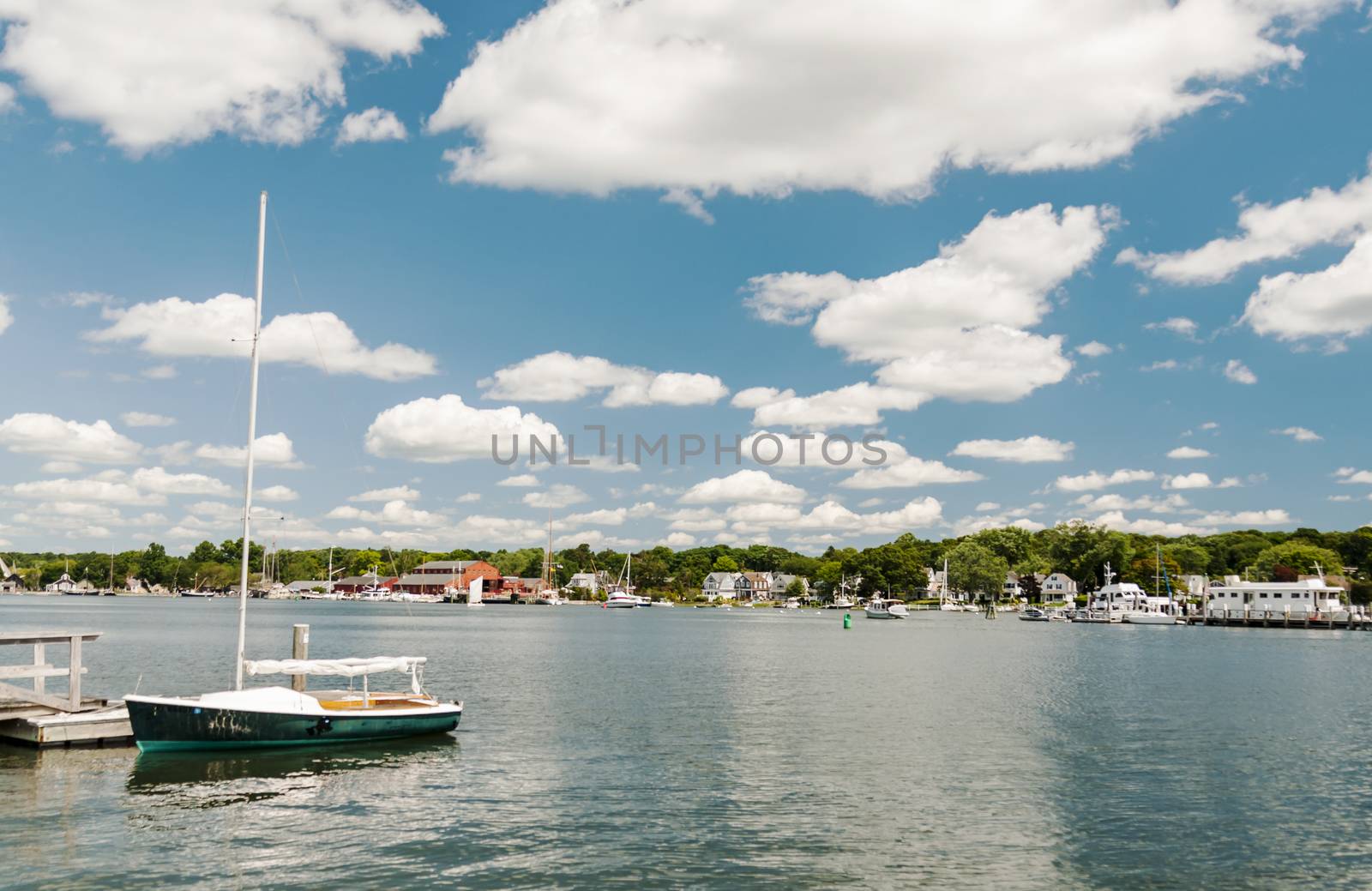 Mystic Seaport, is an outdoor recreated 19th century village and educational maritime museum. Visitors will find a lighthouse replica of Brant Point Light.