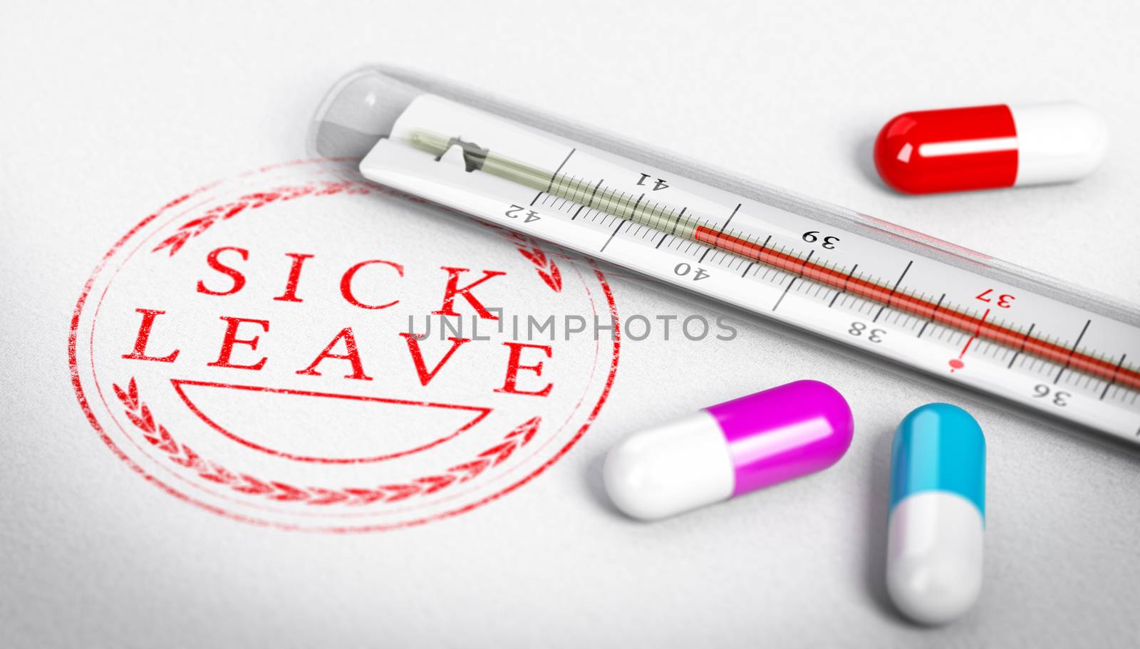 Sick Leave by Olivier-Le-Moal