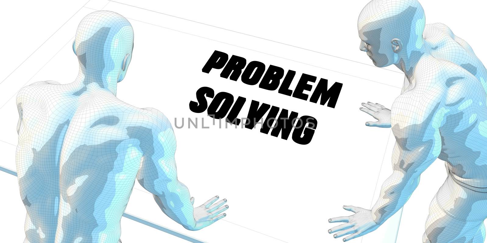 Problem Solving Discussion and Business Meeting Concept Art