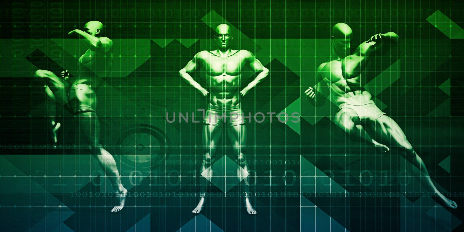 Sports Background and Physical Combat as Abstract