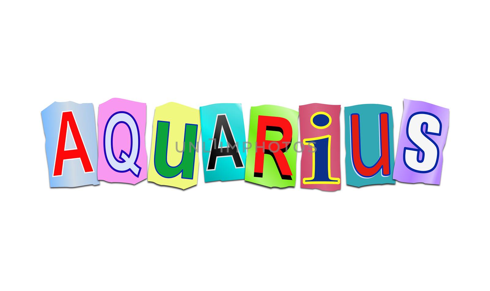 Aquarius word concept. by 72soul