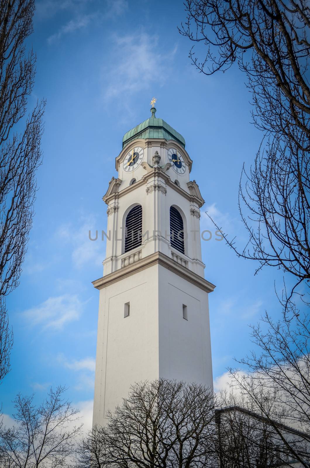German Church Clocktower by mrdoomits