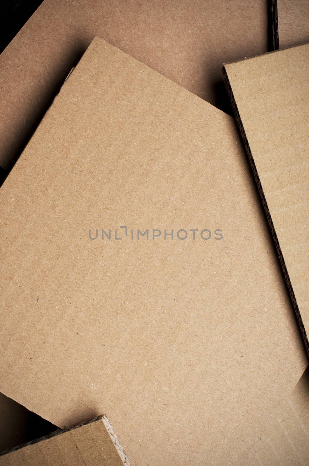 Corrugated Cardboard Sheet Background by Olivier-Le-Moal