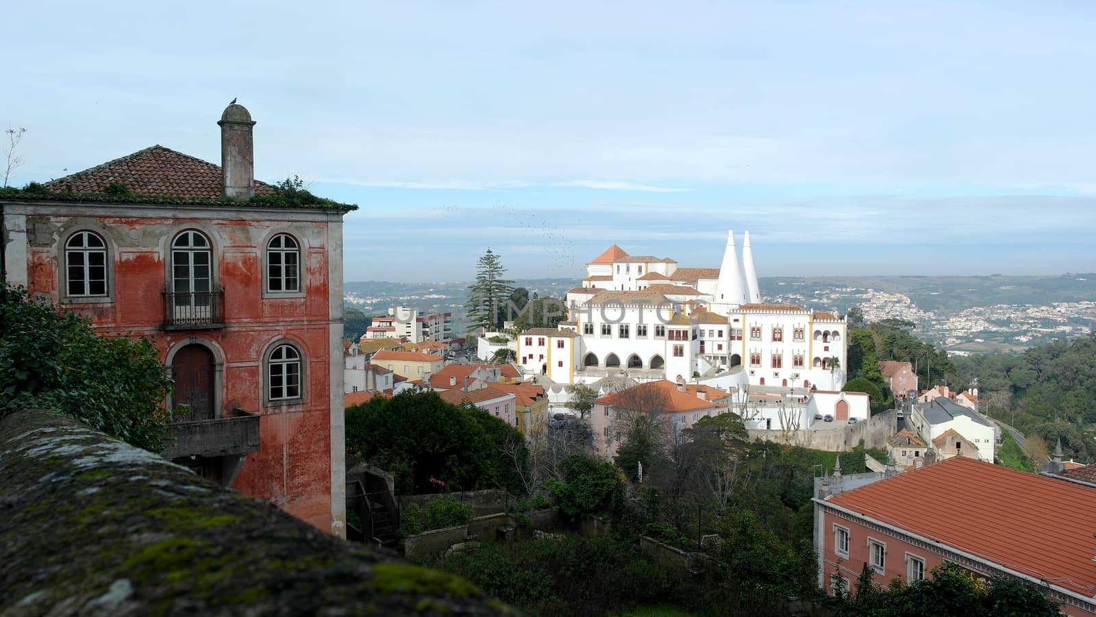 Detail of an old building, Sintra, Portugal