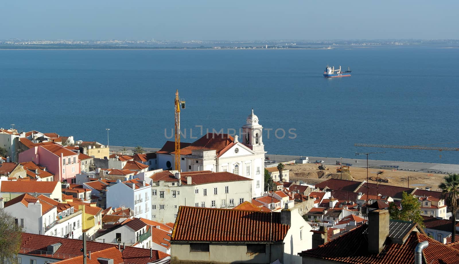 View over Alfama neighbourhood, Lisbon, Portugal