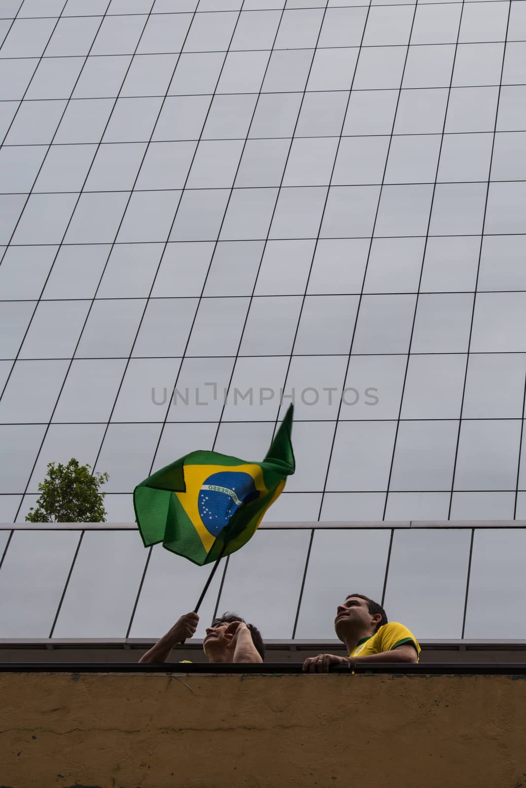 Protest against federal government corruption Brazil by marphotography