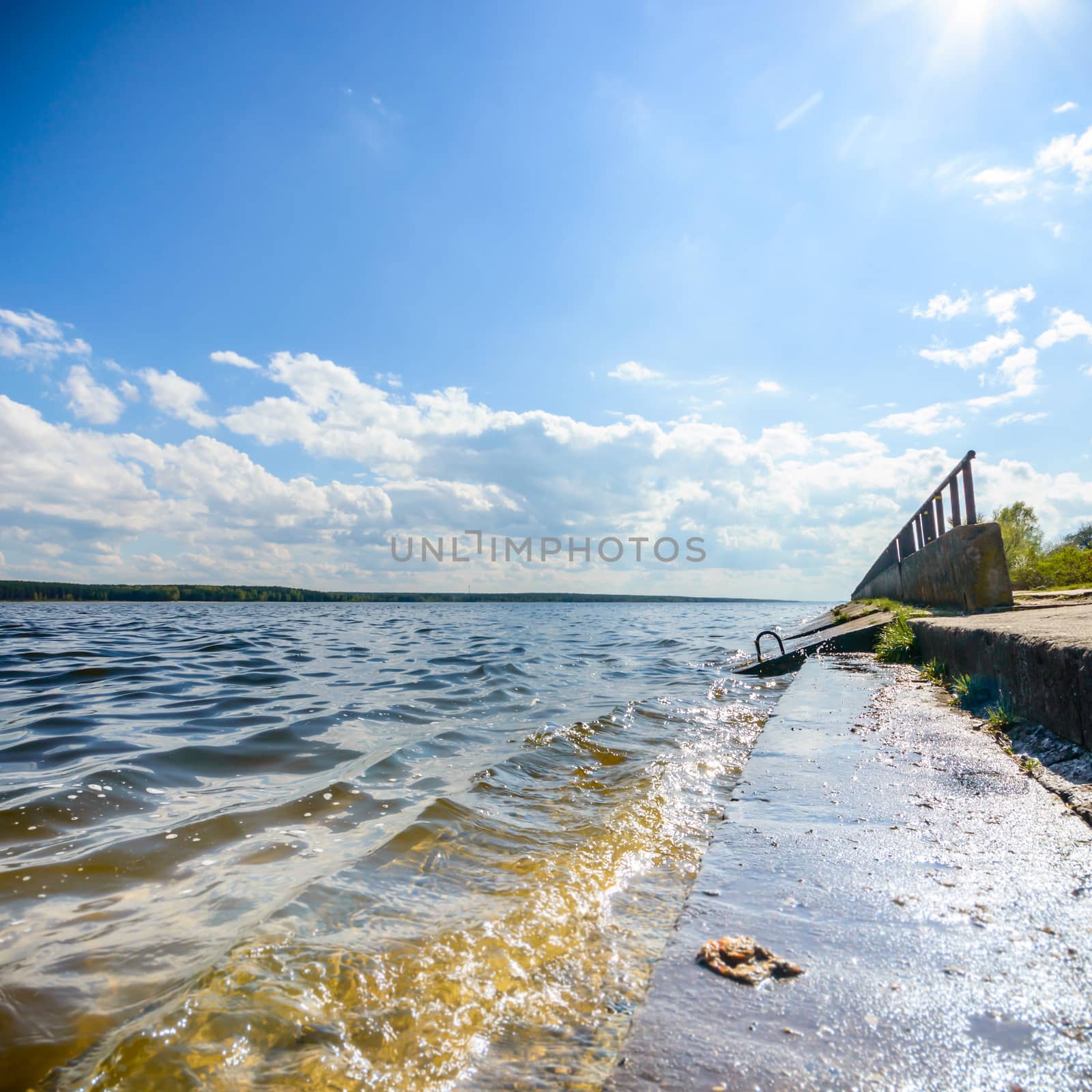 blue sky, natural clouds, nature series