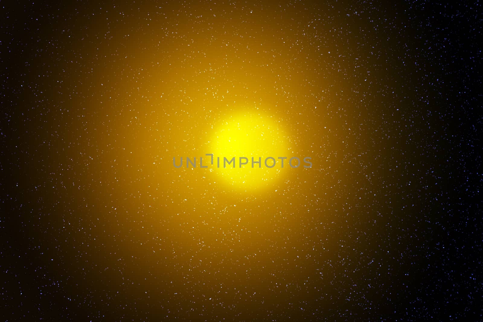 Abstract yellow background with dots and circles
