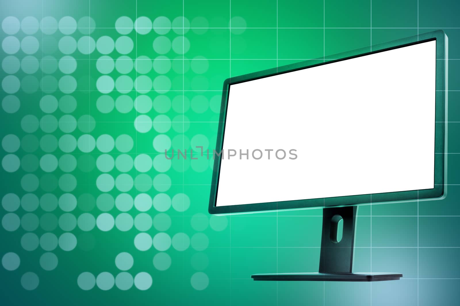 Monitor with blank screen by cherezoff