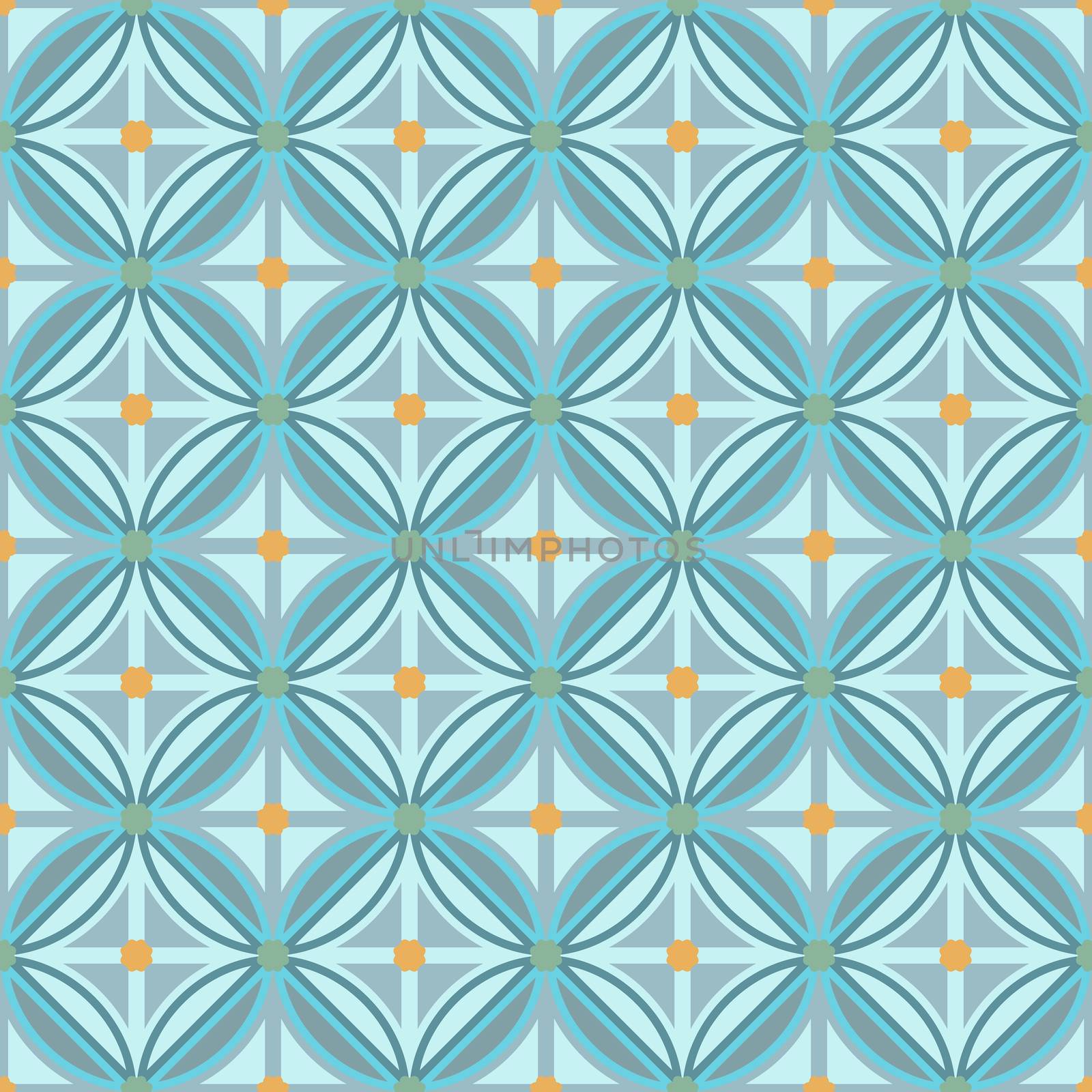 Encaustic tiles seamless pattern. Vector EPS 10