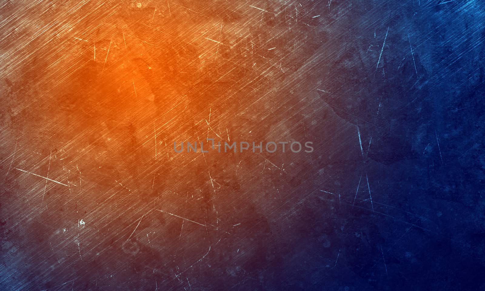 Abstract blue and red background, wall texture