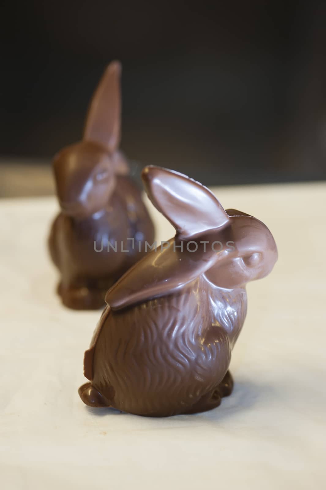 Ingredients and preparation of italian Easter milk and dark choccolate eggs and sweets