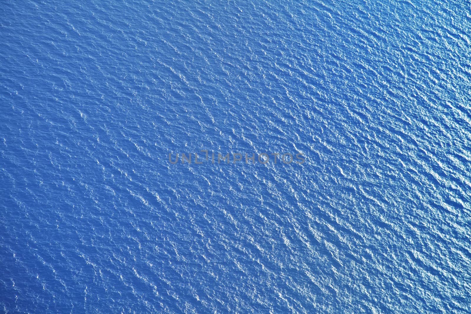 Sea surface, view from the airplane, background