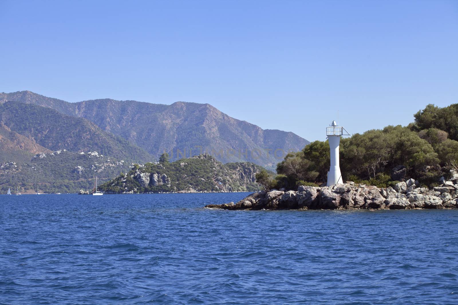 Bay of Marmaris, view from the sea