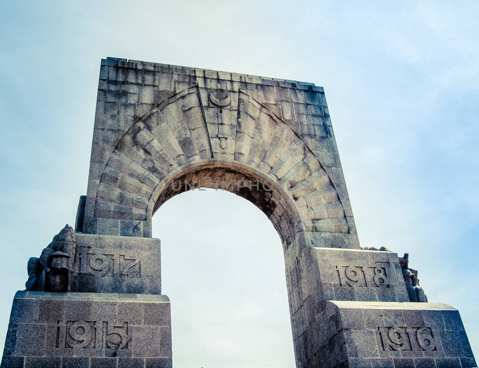 Marseille War Memorial Detail by mrdoomits