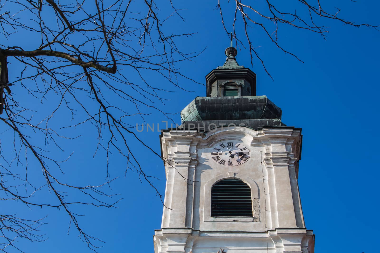 Tower of a Church of Saint Cross in Devin, Bratislava, Slovakia
 by YassminPhoto