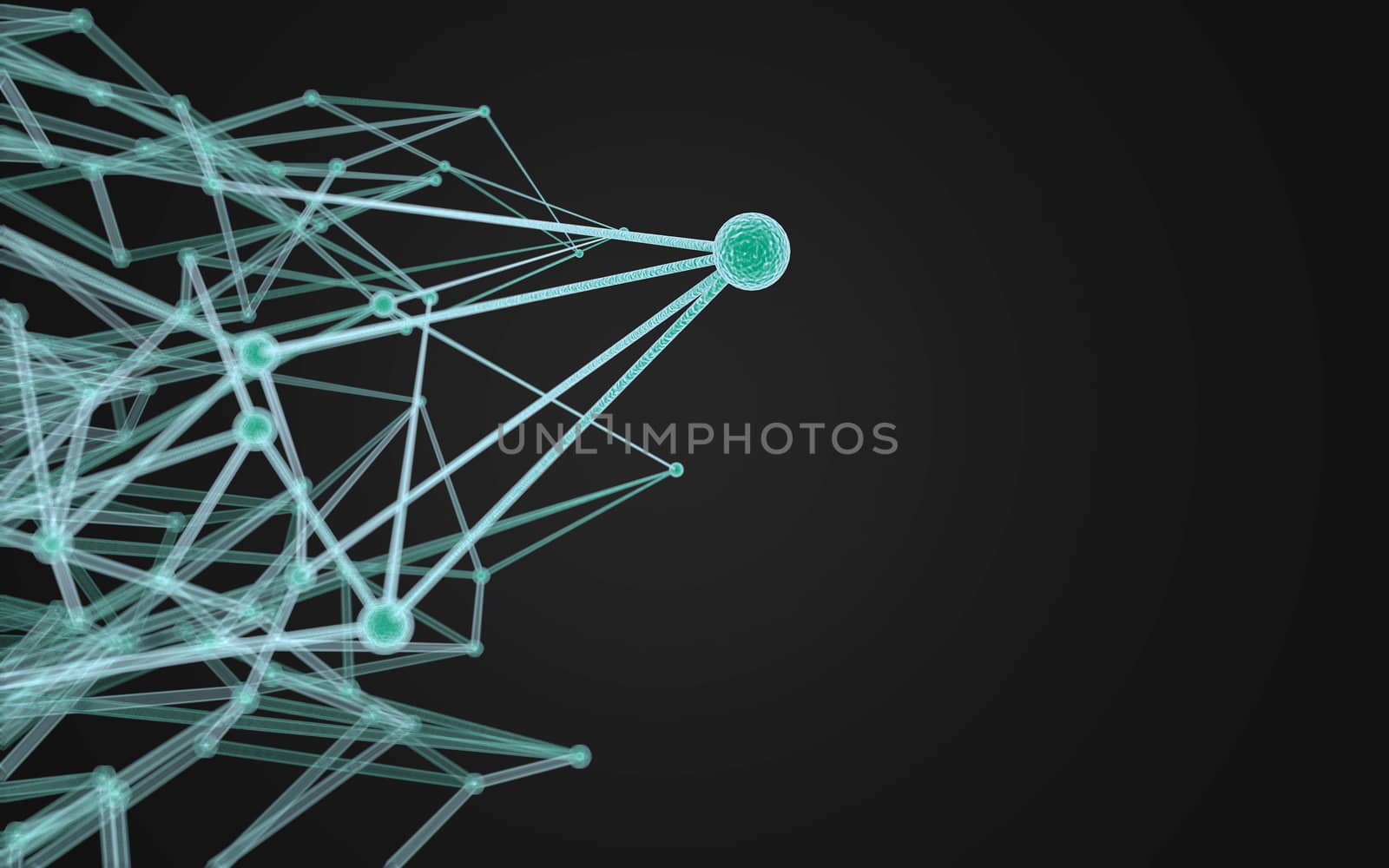 Science Molecule DNA Model Structure by teerawit