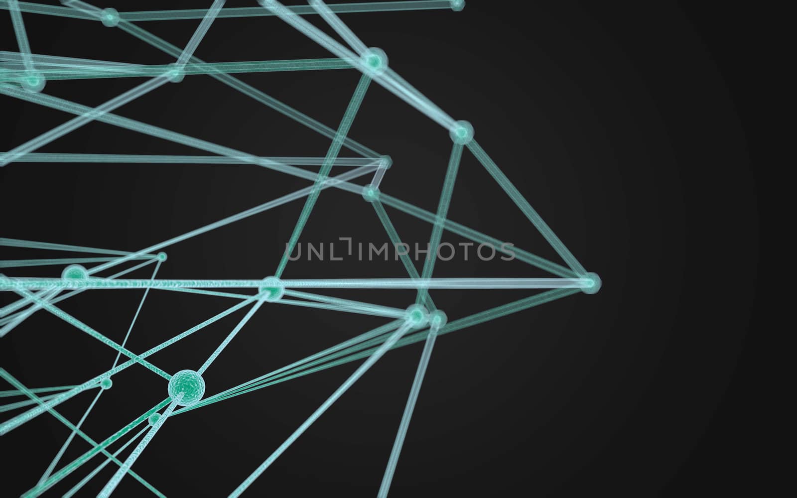 Science Molecule DNA Model Structure by teerawit