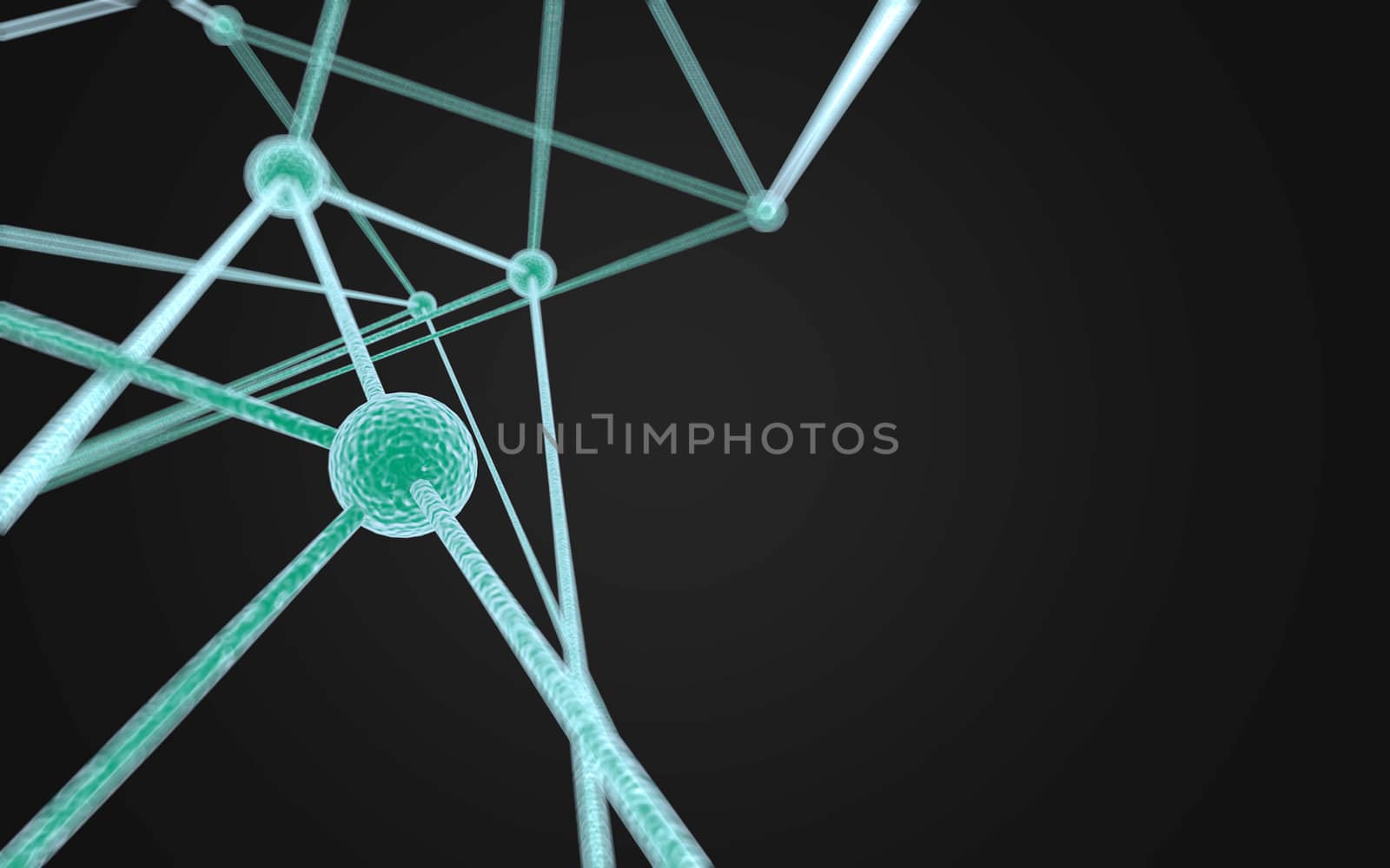 Science Molecule DNA Model Structure by teerawit