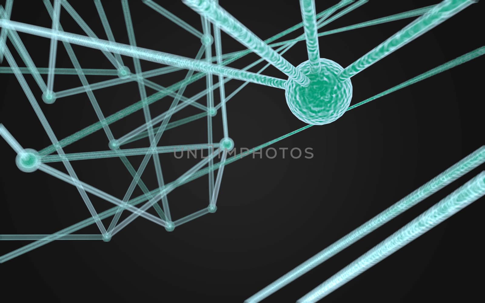 Science Molecule DNA Model Structure by teerawit