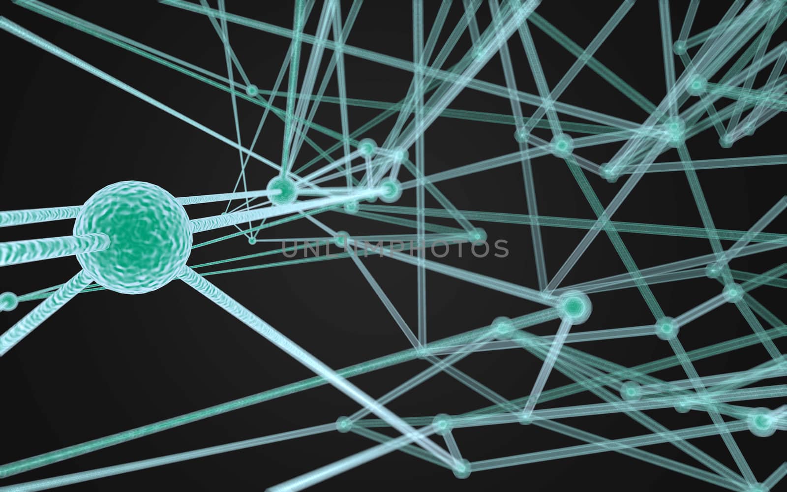 Science Molecule DNA Model Structure by teerawit