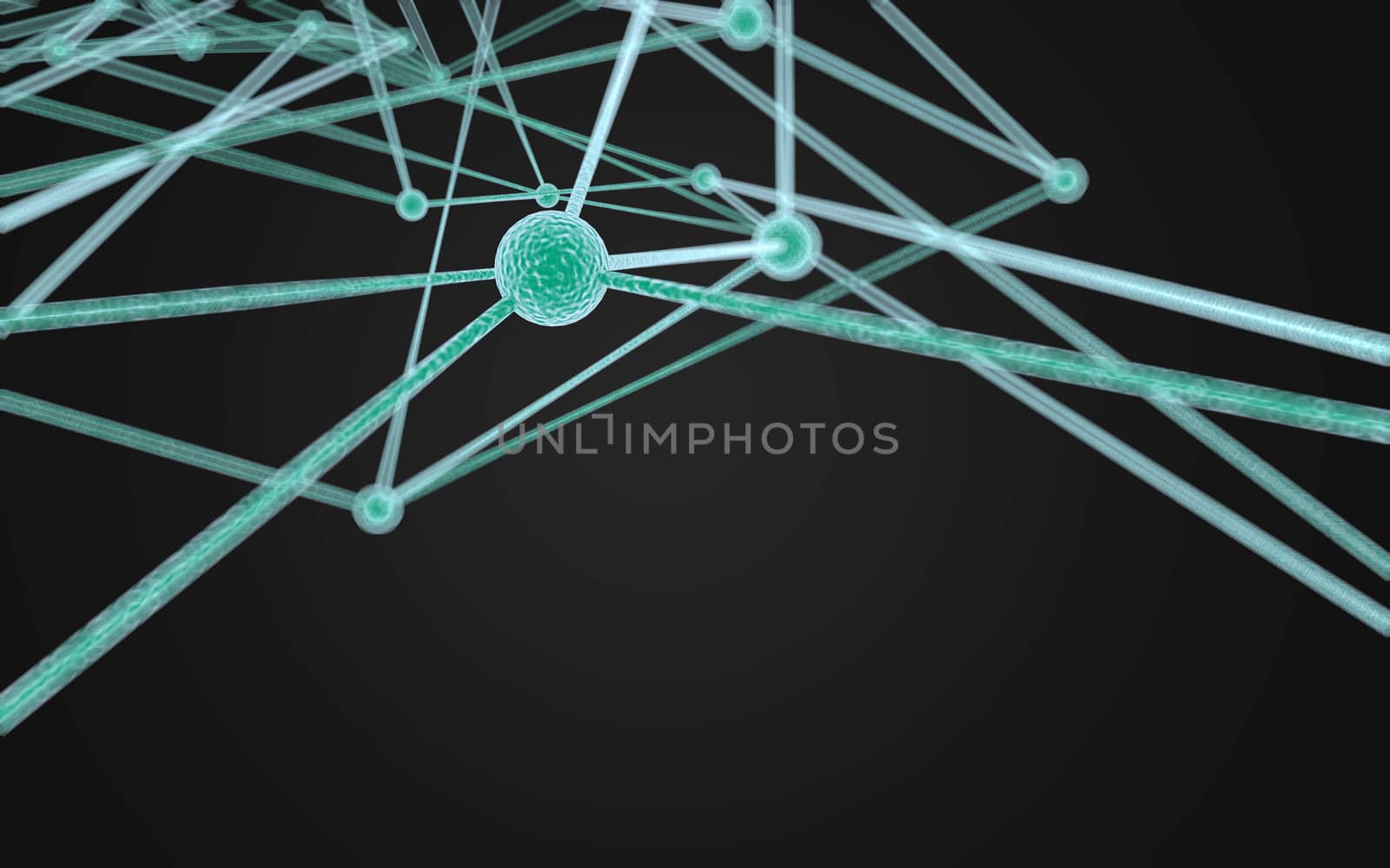 Science Molecule DNA Model Structure by teerawit