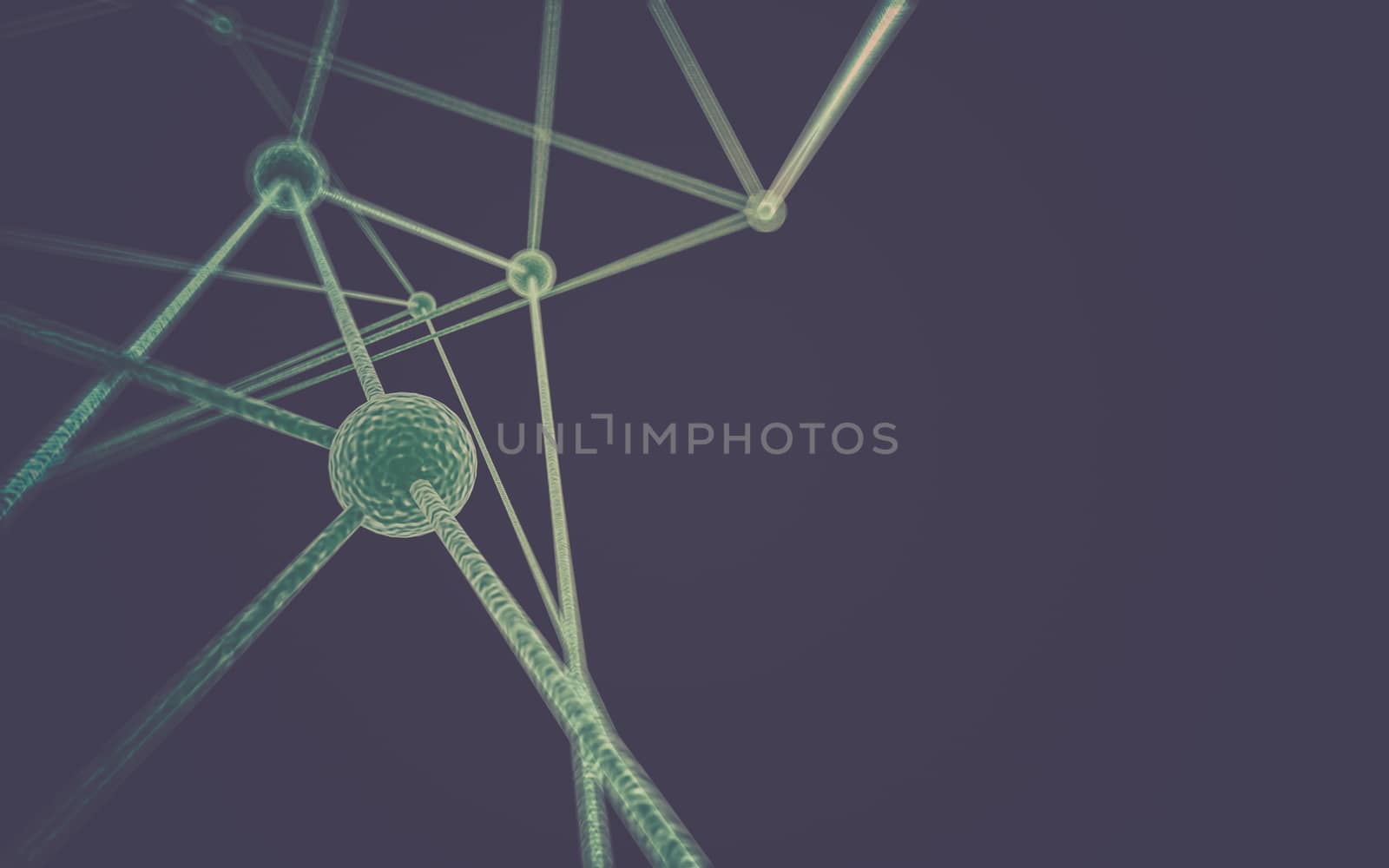 Science Molecule DNA Model Structure by teerawit